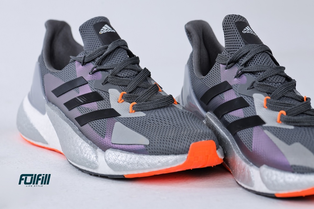 Adidas Wmns X9000 L4 Crystal Grey Orange | FulFill